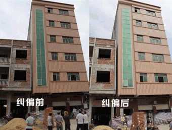 淮南潘集区倾斜纠正